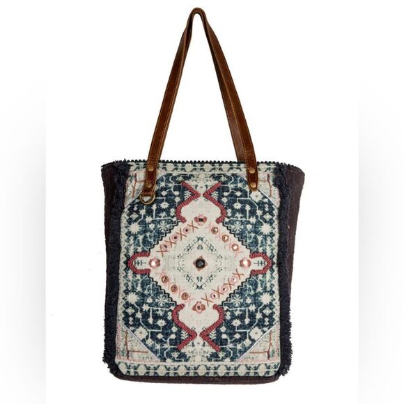 Myra Homestyle Warmth Embroidered Tote Bag - Picture 5 of 9